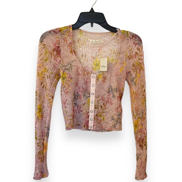 NWT Free People Angelina Floral Print Crop Top - Picture 7 of 10